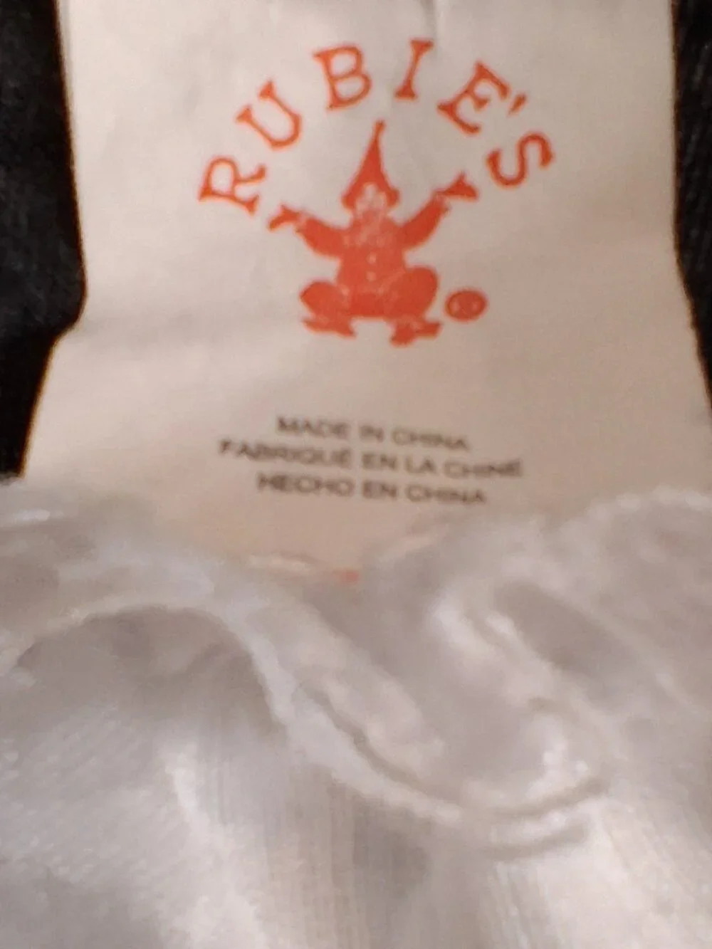 Rubies girls costume  not sure but will say 10/12 multicolored  good condition